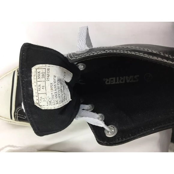 SOLD Vtg Leather Starter 'JACK' High Top Sneakers - Picture 8 of 8